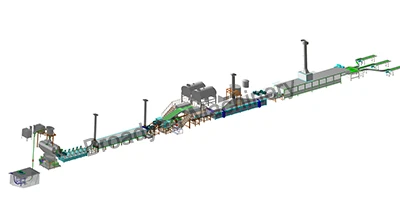 Customized noodle line for client Customized noodle line for client